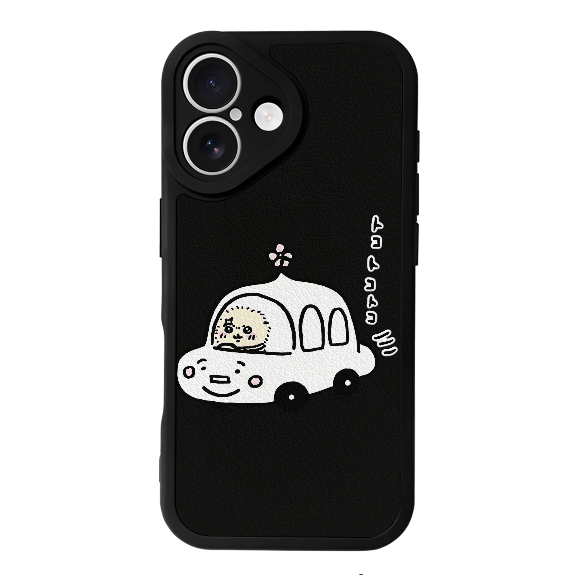 （画像用） ちいかわ ラッコ Chii-kawa Sea otter 【iPhone 16シリーズ対応】シリコンスマホケース（レザー調） 材質：シリコン